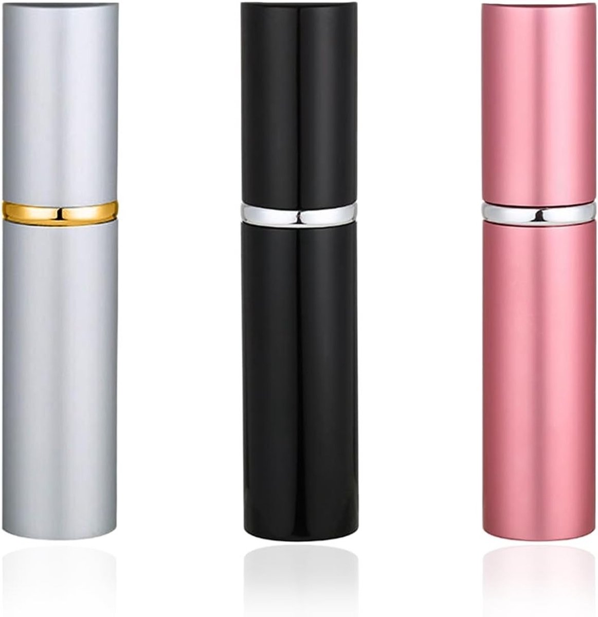 Set van 3 Mini Parfumflacons van 10ml, Draagbare Atomizer en Sprayfles voor Reizen, Feestjes en Dagelijks Gebruik