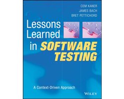 Omslag van Lessons Learned in Software Testing