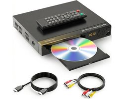 Livista DVD Speler Met HDMI - Full HD 1080P - Afstandsbediening - USB - HDMI/RCA - Zwart
