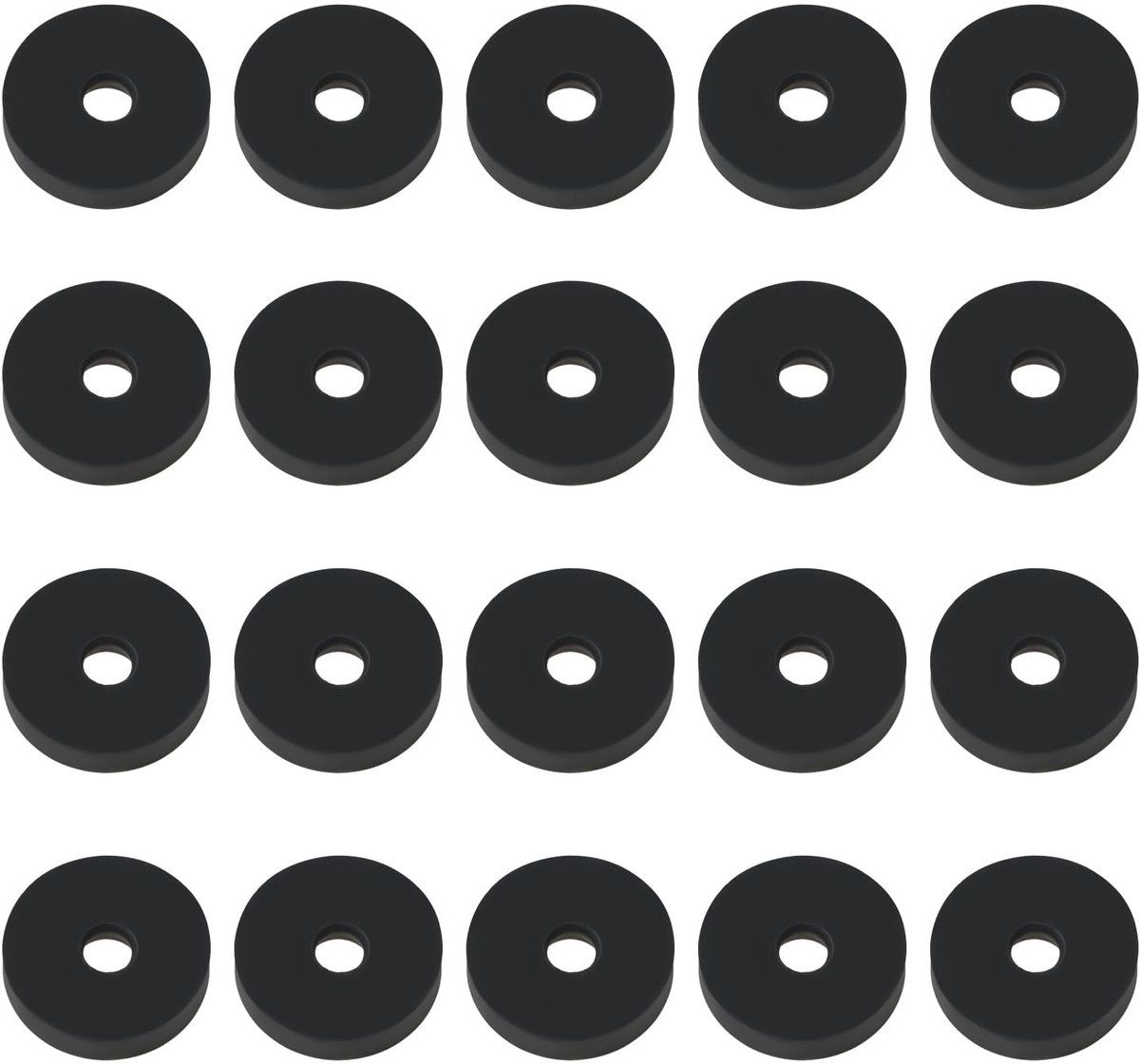 20x 1/2" BSP Type B Afvoerklepringen - Rubber - Voor Wasmachines en Boilers