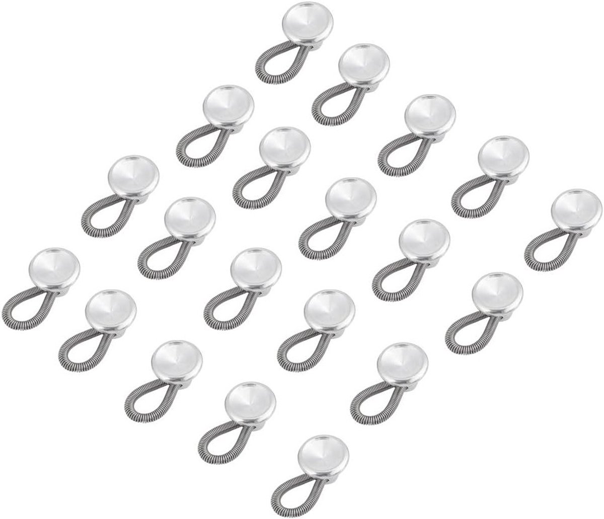 Button Expander en Tailleverlengers, 20 Stuks voor Broeken en Overhemden, Verlengknopen voor Comfortabeler Draagplezier