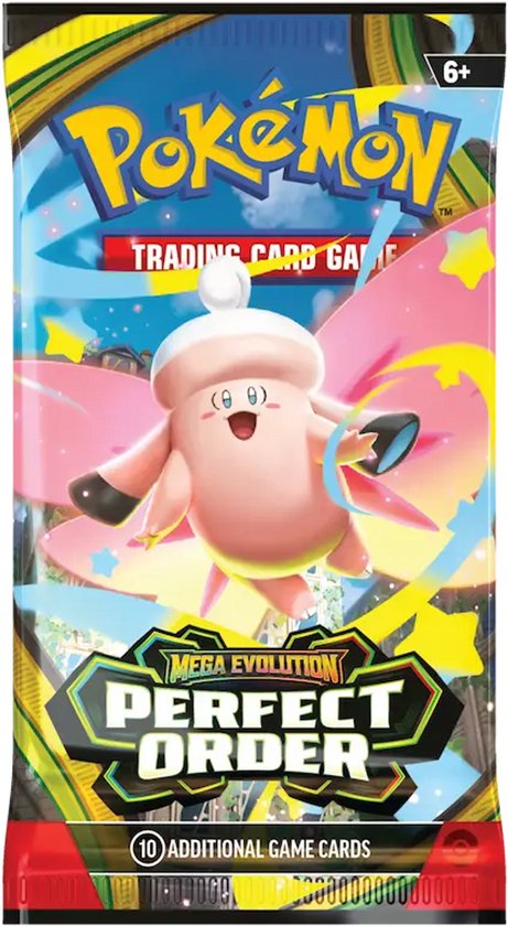 Pokemon TCG Mega Evolution Perfect Order Booster 10 kaarten per pakje