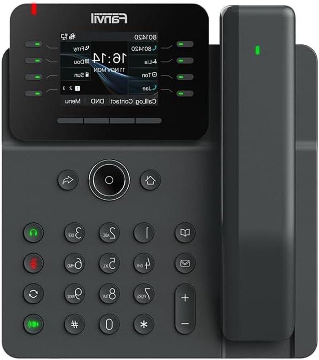 IP Telefoon - VoIP Telefoon - Zakelijk Communiceren - 6-Weg Conferentie - 850 Gram - Origineel