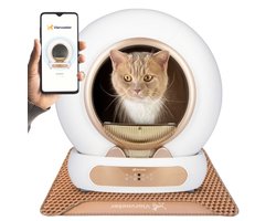 Viervoeter Fresh 3 - Automatische Kattenbak – Zelfreinigend – Bedienen via App – 65L - incl matje en 3 rollen opvangzakjes