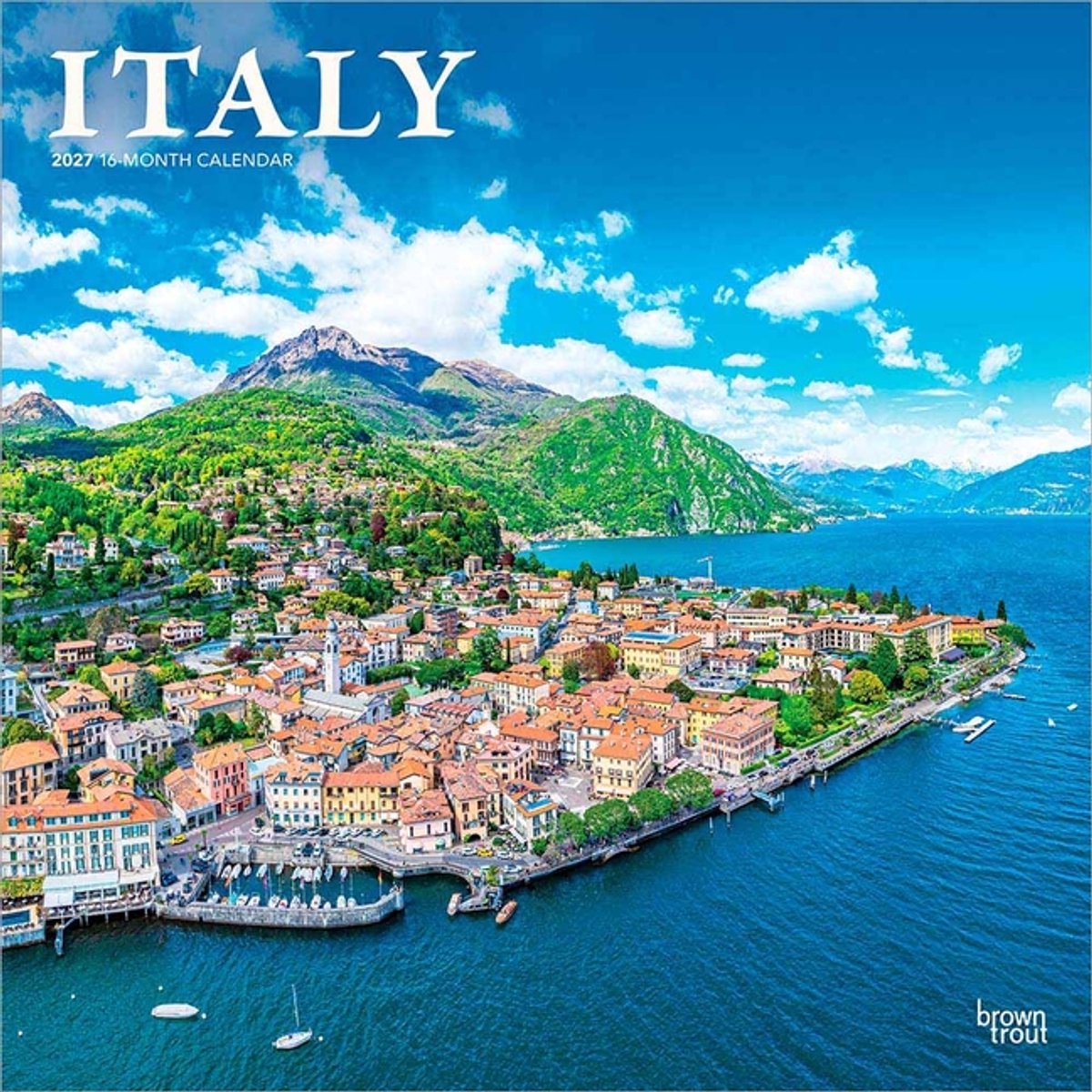 Italy - Italien Kalender 2027 - 16-Monatskalender
