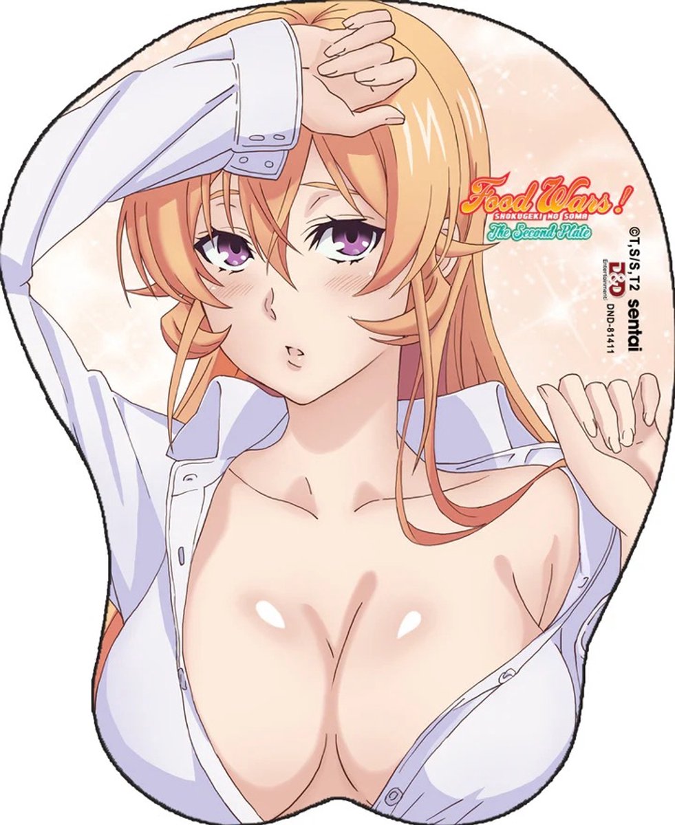 Food Wars! Erina Nakira Breast Mousepad V2