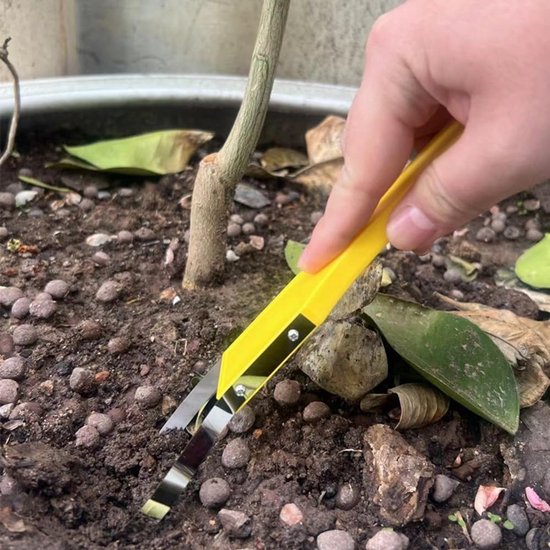 Handmatige onkruidverdelger - Onkruidmes tuingereedschap - Onkruid verwijderen - Snijdt wortels af - 25 x 4 x 2 cm — afbeelding 3