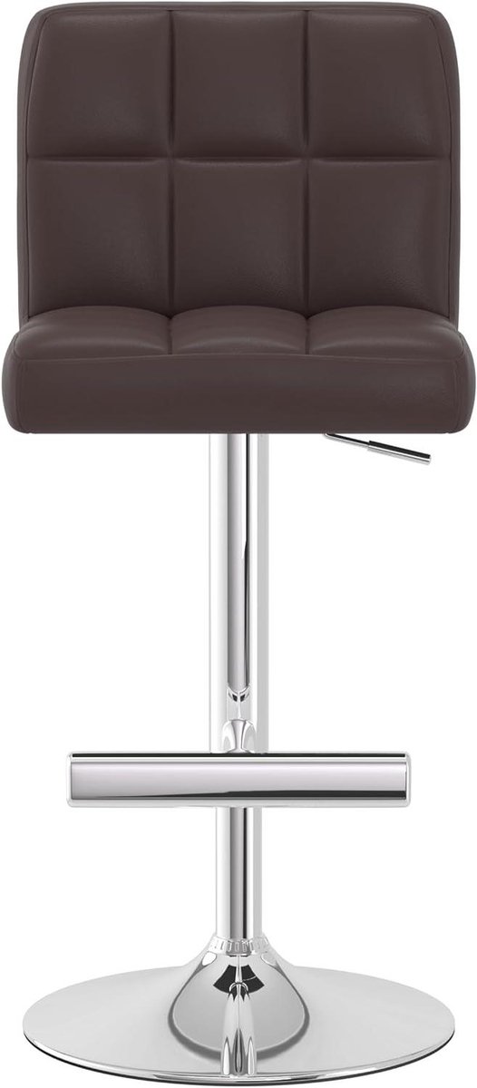 Barkruk Bruin - Kruk Barmeubel - Keuken Zitten - 360 Graden Draaibaar - 84 Centimeter - Bruin