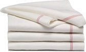 XL Dweildoek - 4 Stuks - Dweil - 50 x 60 Centimeter - Wit - Microvezel Mop - Schoonmaak Zwabber - Swabber Dwijldoek - Dwijl - Vloermop - 100% Recycled