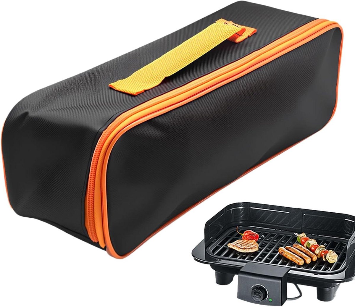 Accessoire Opbergtas - BBQ Houder - Buiten Grillen - Slim Toegangsontwerp - 38x16x9 cm - Zwart