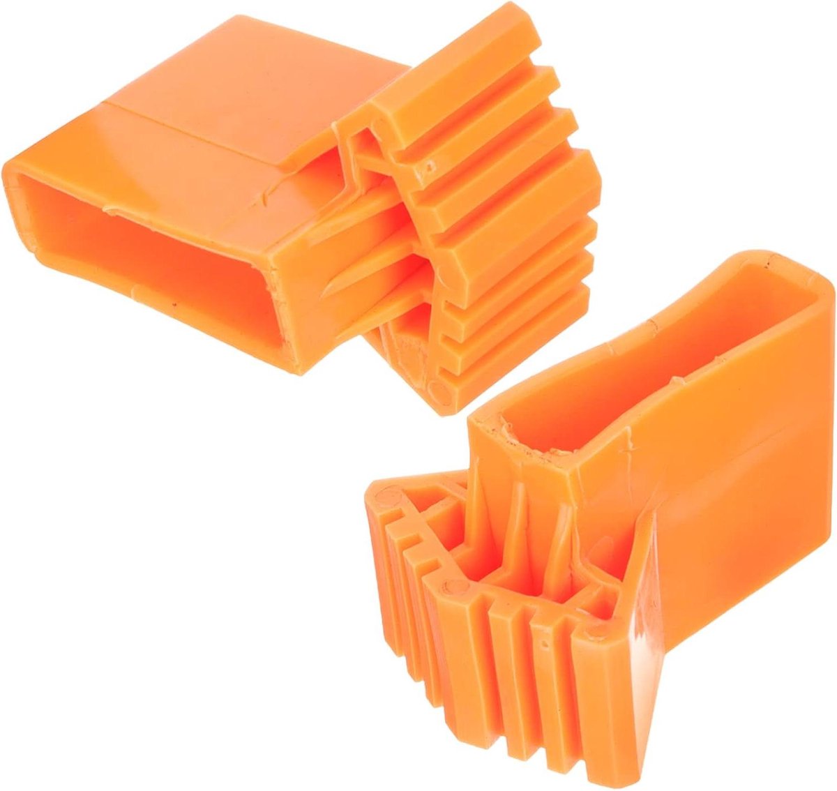 Ladder Voetkappen - Antislip Covers - Vloer Beschermen - Verstelbare Pasvorm - 2 Stuks - Oranje