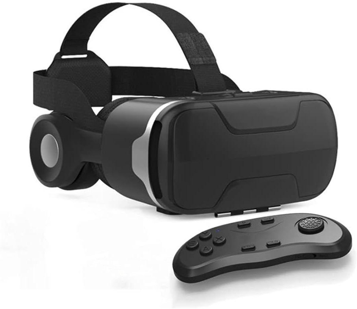 VR Headset - 3D Bril - Films en Games - Grote Kijkhoek - 4.7-6.5 Inch - Zwart