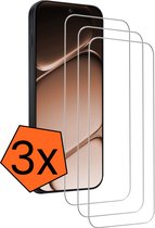 Screenprotector - 3 Stuks - Geschikt voor OnePlus Nord 6 - Extra Sterk - Gehard Glas - Beschermglas - Tempered Glass - Screen Protector