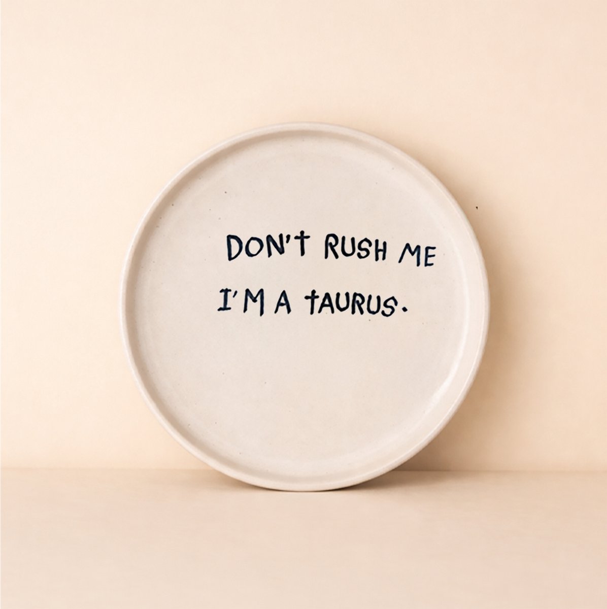 Taurus Keramisch Decoratief bordje - Sterrenbeeldserie - Ever Desi Studio