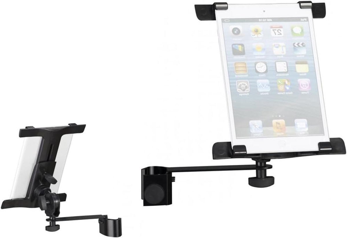 Tablet Standaard - iPad Houder - Muziek Optreden - Verstelbaar - 14-25 mm - Matzwart