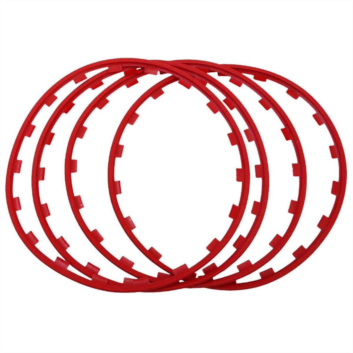 Velgbeschermers - Wielrand bescherming - Velgen beschermen - Sterke slagvastheid - 16-20 inch - Zwart