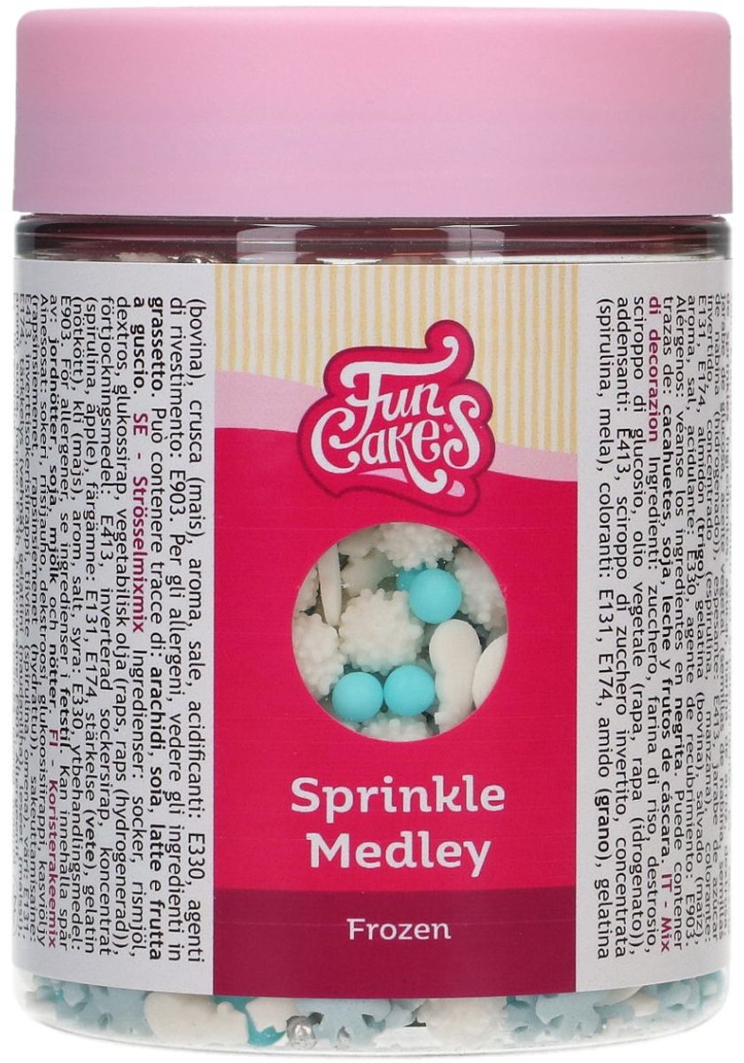 FunCakes Sprinkle Medley - Frozen - 180g - Eetbare Taartdecoratie