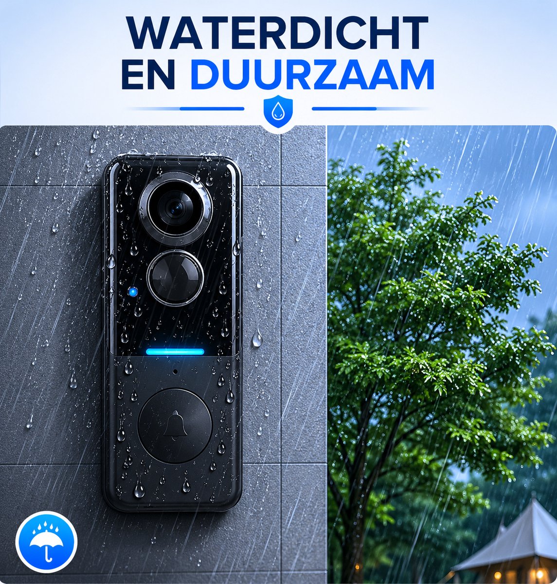Host Slimme Video Deurbel met 720P HD Camera - afbeelding 2