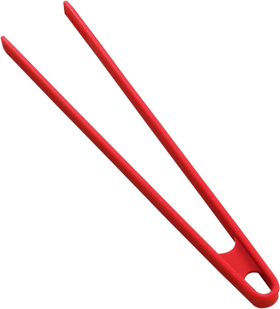 Keukentang Siliconen - Kooktang Grip - Eten Bereiden - Hittebestendig Stevig - 29.5 cm - Rood