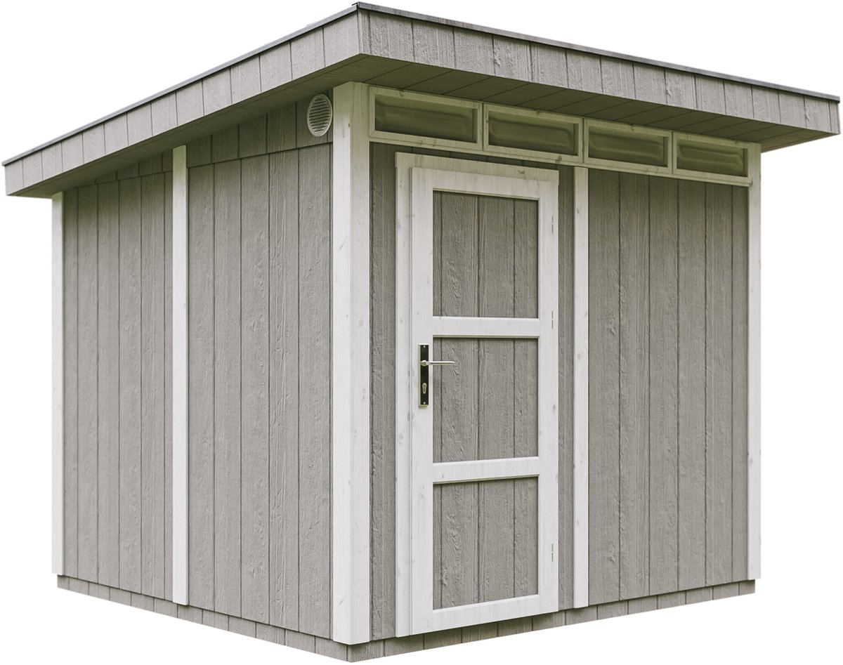 Bol.com Timbela M903-TUNDRA GREY - LP SmartSide Tuinhuis op houtbasis - 6 m² - 294x279xH237 cm - met vloer en verf aanbieding