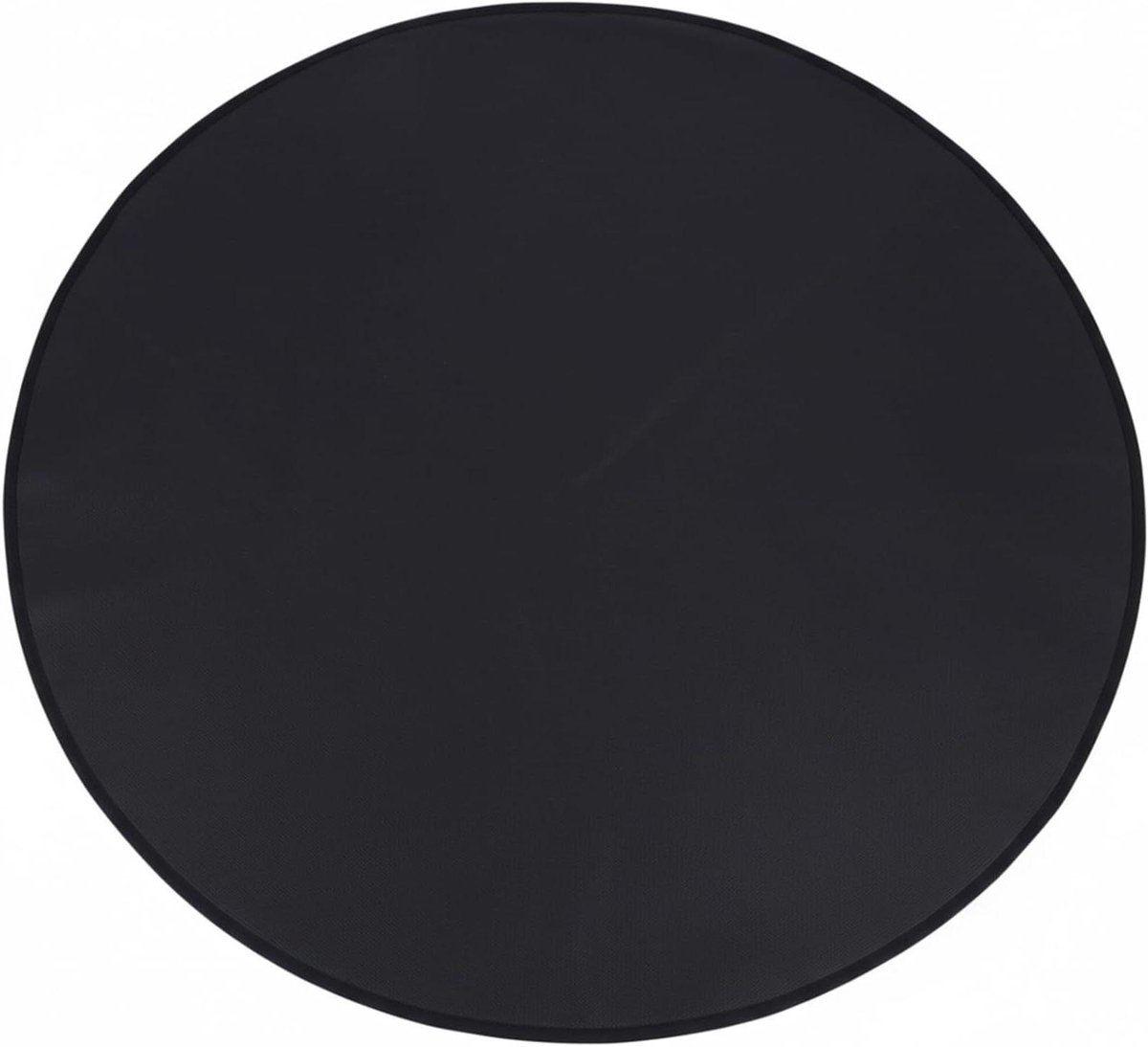 Vuurkorfmat - Grillmat Terrasbeschermer - Buiten Koken - Hittebestendig Glasvezel - 117 cm - Zwart