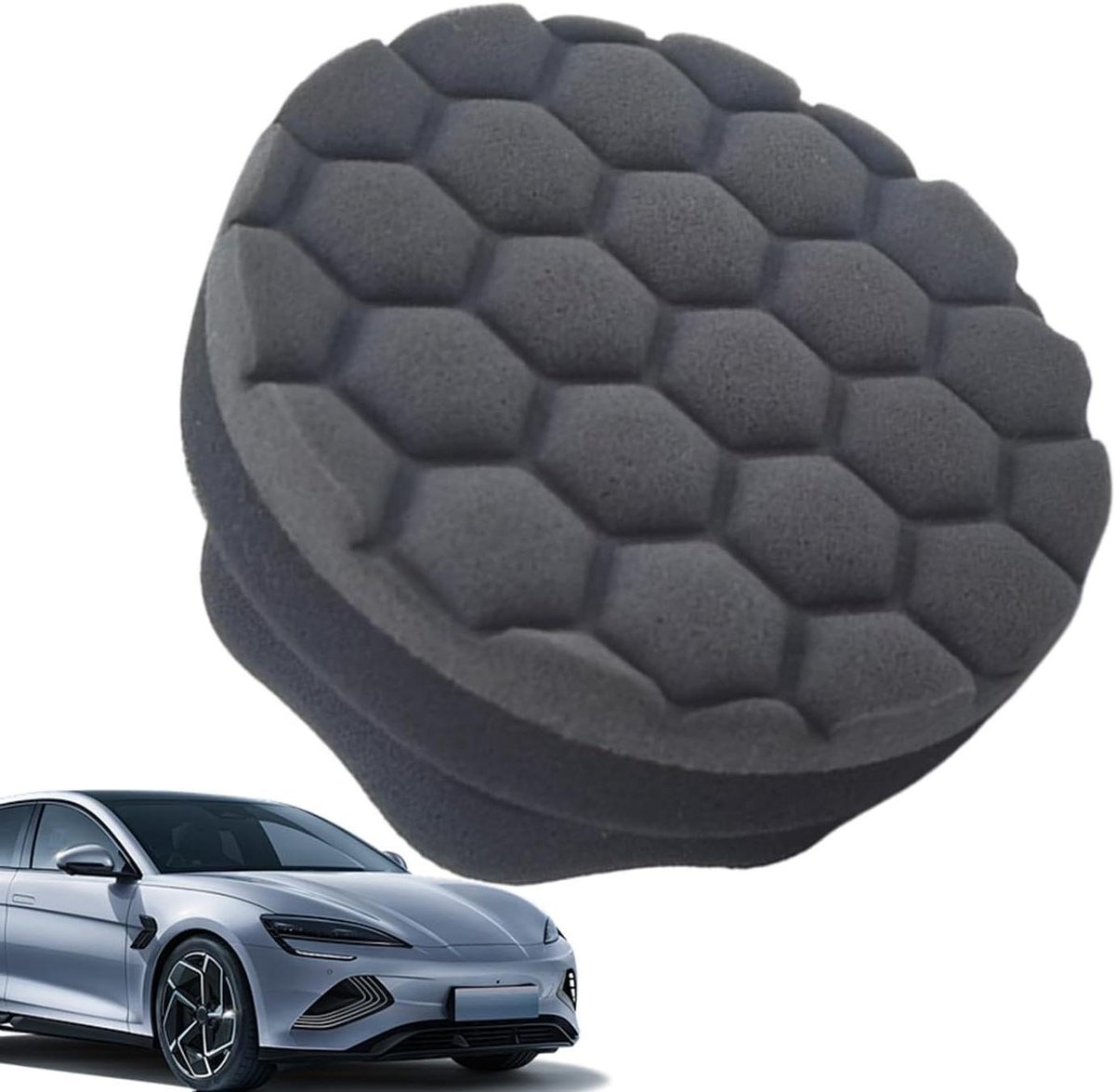 Polijst en Wax Spons - Detail Spons Applicator - Auto Onderhoud - Wafelprint Technologie