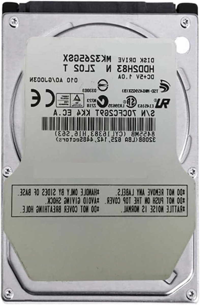 Interne Harde Schijf - HDD Laptop Schijf - Opslag Uitbreiden - 2.5 Inch Formaat - 320 GB - Zilver
