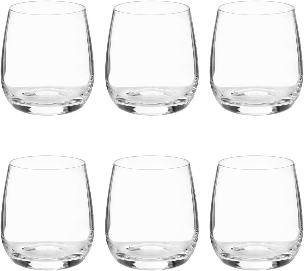 Waterglazen Set - Dine Glazen - Dranken Serveren - Compact Ontwerp - 27.8 cm - Transparant