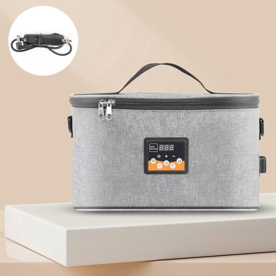 Elektrische Voedselwarmer - Verwarmde Lunchtas - Warme Maaltijden Onderweg - Snelle Opwarming - 30 x 15 x 16 cm - Standaard — afbeelding 4