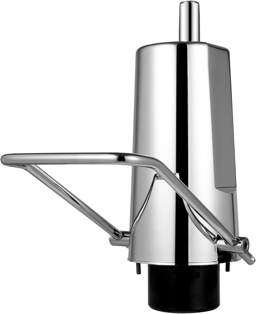 Kappersstoel Pomp - Barber Stoel Pomp - Stoel Verstellen - Hydraulische Pomp - 11 cm Verstelbaar - Zilver