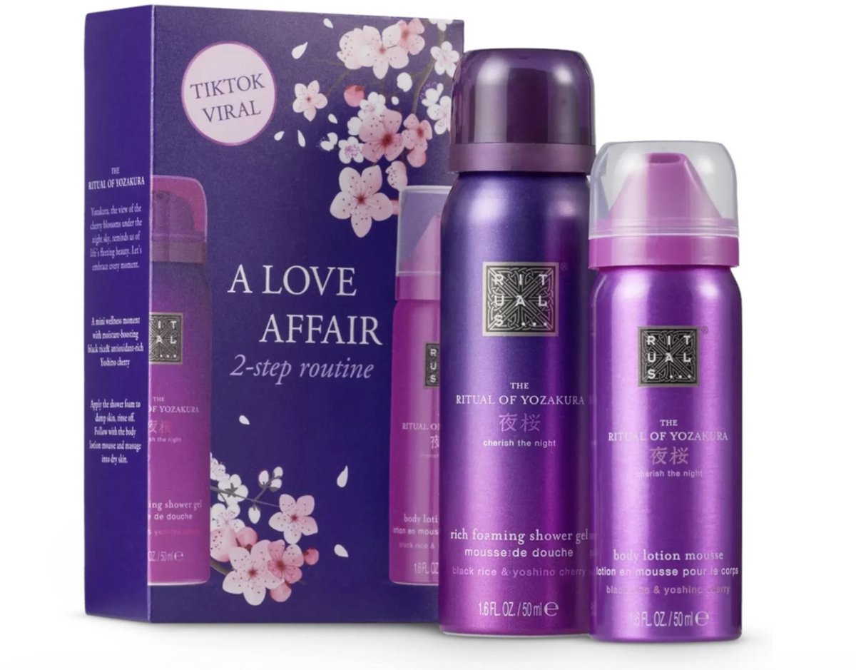 Rituals A Love Affair 2-step Routine - The Ritual of Yozakura inclusief 1x foaming shower gel & 1x body lotion mousse