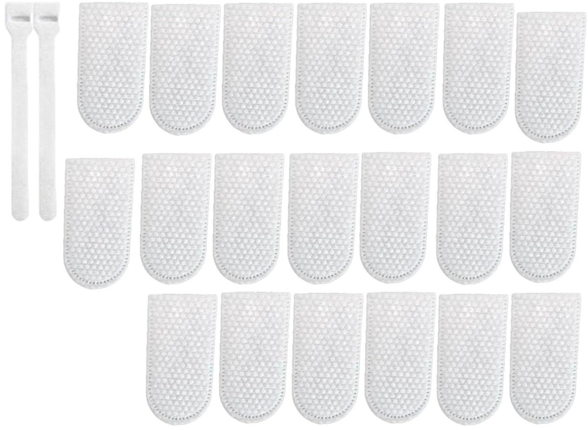 Kraanfilter Zakjes - Waterfilter Zakken - Water Zuiveren - Universele Pasvorm - 20 Stuks - Wit