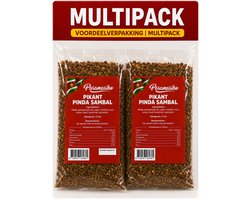 Paramaribo | Surinaamse Pindasambal (Authentieke Pindasaus en Satésaus) | Pikant |5 x 1kg | Multipack | Voordeelbundel | 5 stuks