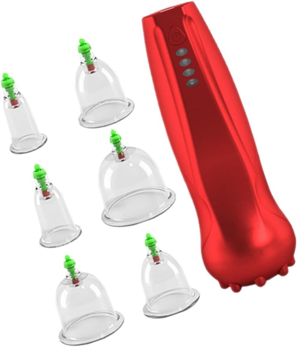 Elektrisch Cupping Apparaat - Massage Hulpmiddel Gua Sha Tool - Spierontspanning Bevorderen - Geavanceerde Vacuümtechnologie