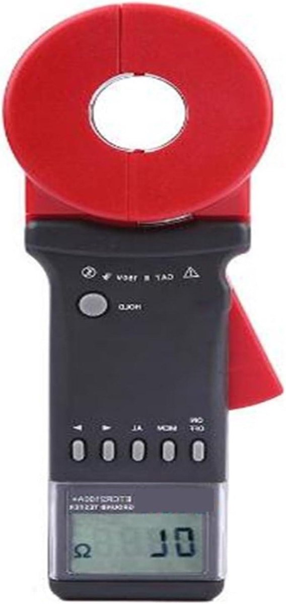 Digitale Aardingsmeter - Klem Weerstandstester - Elektrisch Testen - 0-200 Ohm Bereik - 30x10x6cm - One Color