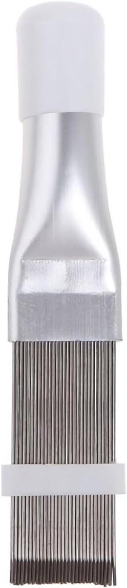 Condensorvin Reinigingsset - Airco Onderhoud - Apparaten Reinigen - 2-in-1 Ontwerp - 1 set - Wit