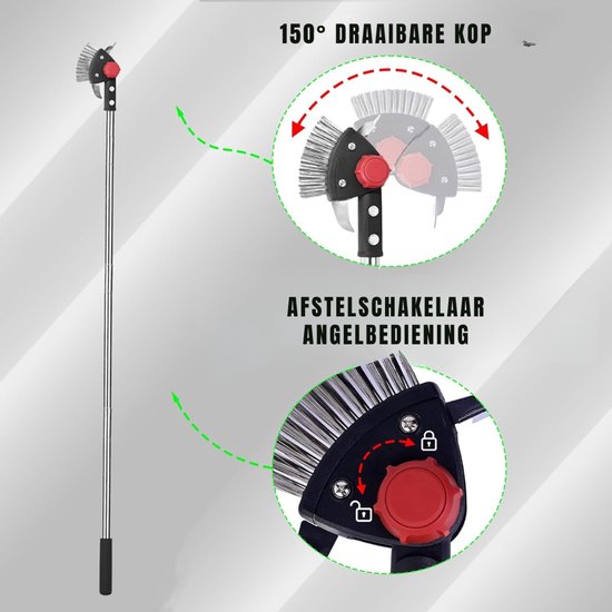 AHD® Onkruidborstel - Onkruidverwijderaars - Onkruidborstel Electrisch - Onkruidverwijderaar Elektrisch - Zwart - 149cm x 16cm x 6cm van Ahd — afbeelding 2