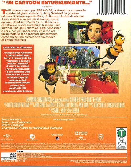 Film Schijf - Animatie Avontuur - Film Kijken - Regio Vrij - Blu-ray - Geel — afbeelding 2