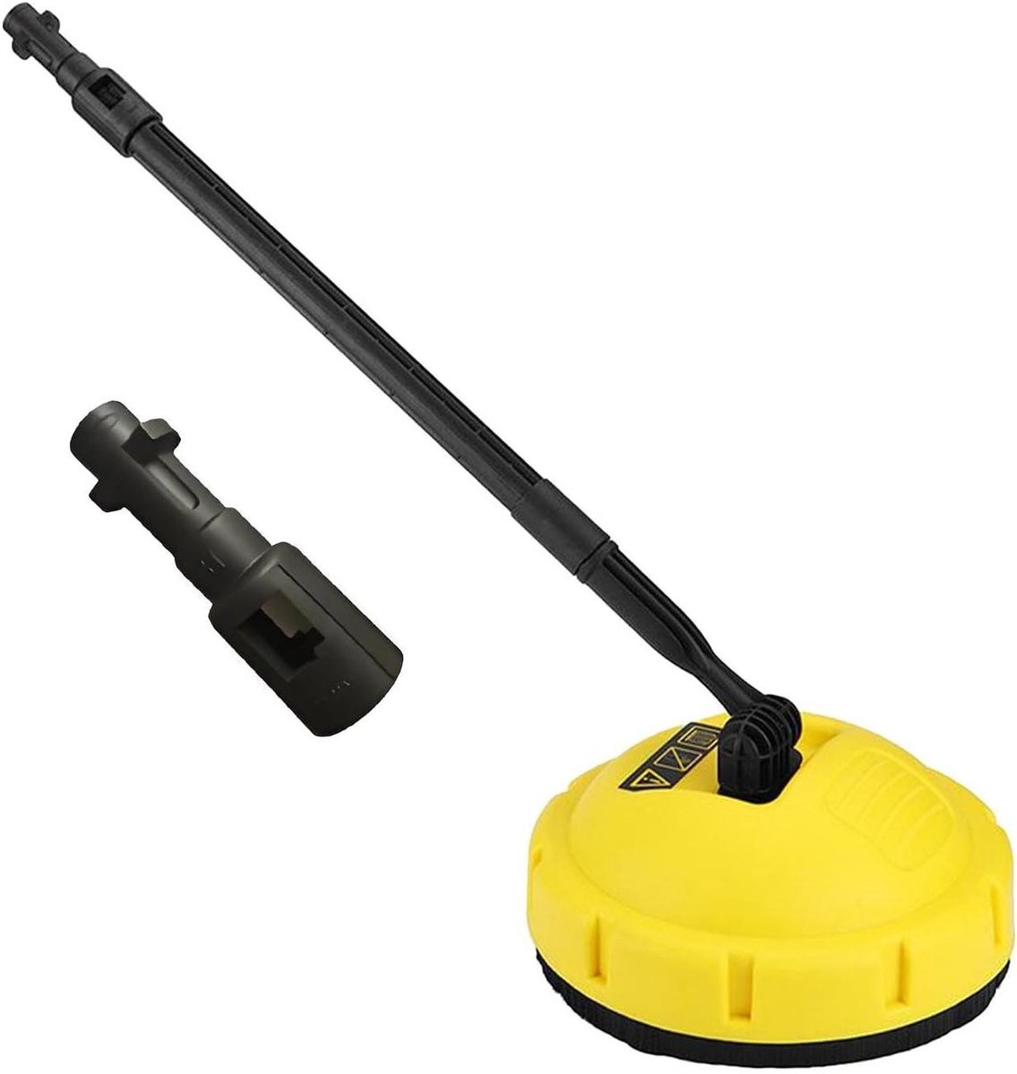 Hogedrukreiniger Accessoire - Oppervlaktereiniger - Terrassen Reinigen - Roterend Mondstuk - 24 cm - Meerkleurig