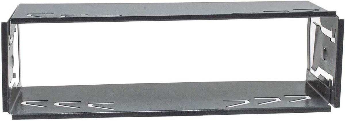 Radio Inschuifframe - Montage Frame - Autoradio Installatie - Metalen Schacht - 1 DIN - Zilver