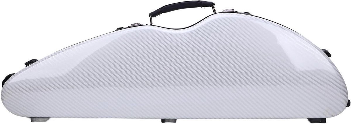 Vioolkoffer - Hardshell Koffer - Muziek Transport - Ingebouwde Hygrometer - 4/4 tot 1/8 - Zwart