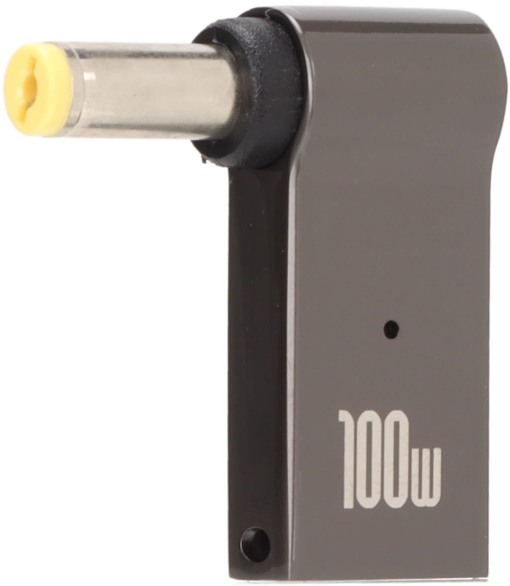 Dailygoody - Type C Vrouwelijke Ingang - DC-adapter - Draagbaar - USB Type C naar 5,5 x 1,7 mm - Oplaadpoortadapter - Geschikt voor laptop