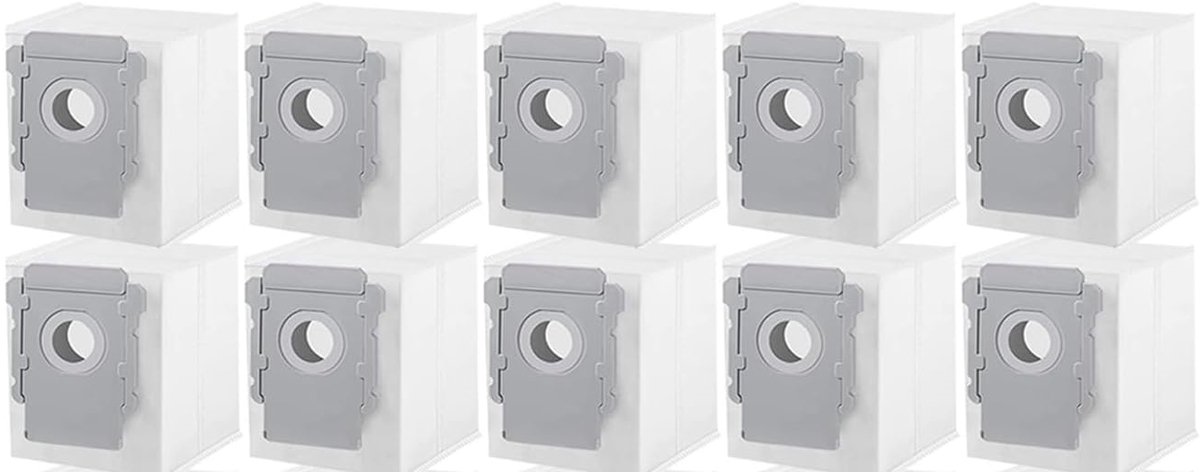 10 stuks stofzuigerzakken - Voor iRobot Roomba i3 i3+, i4 i4+, i5 i5+, i6 i6+, i7 i7+, i8 i8+, j5 j5+, j6 j6+, j7 j7+, j8 j8+, j9 j9+, s9 s9+, 104 105 405 504 505 705, 10 Max-Essential Robot Vacuum