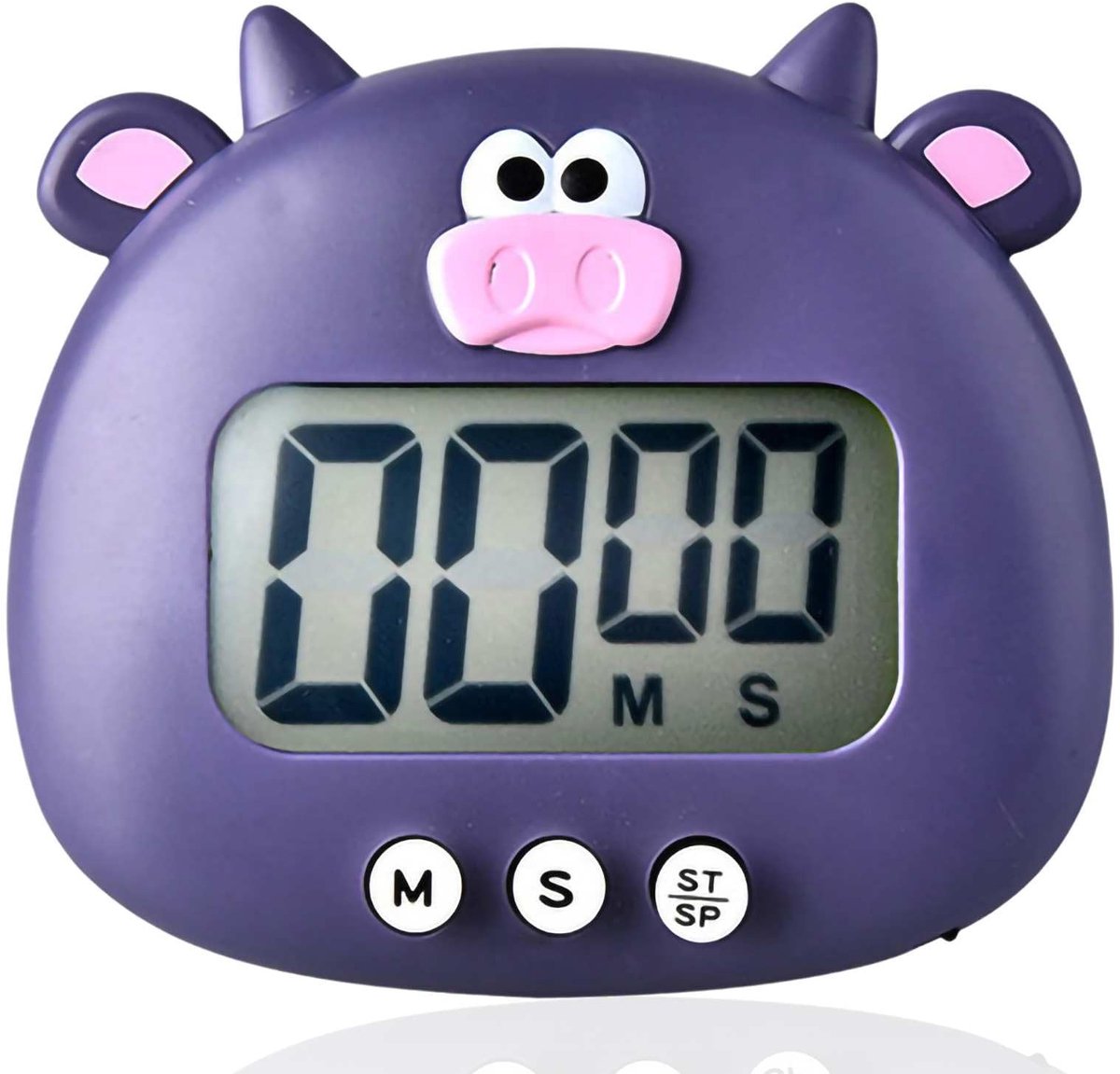 Dailygoody - Digitale Keukentimer - Countdown Timer - Magnetisch Design - Purper - Multifunctioneel - Ideaal voor Koken en Bakken