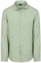 State Of Art Overhemd Linnen Lichtgroen - Maat XL - Heren - Overhemden Casual