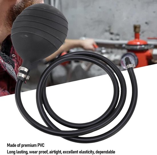 Opblaasbare Pijpstop - Airbag plug - Leiding Inspectie - Aanpasbaar Ontwerp - 110 mm - Zwart — afbeelding 3