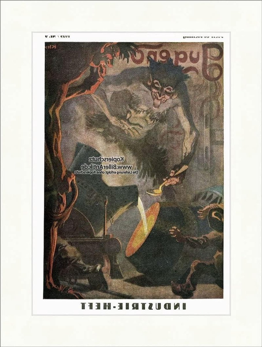 Titelpagina Kunstwerk - Gedrukt Beeld - Decoratie Woonkamer - Zuurvrij Materiaal - 21 x 30 cm - Niet gespecificeerd
