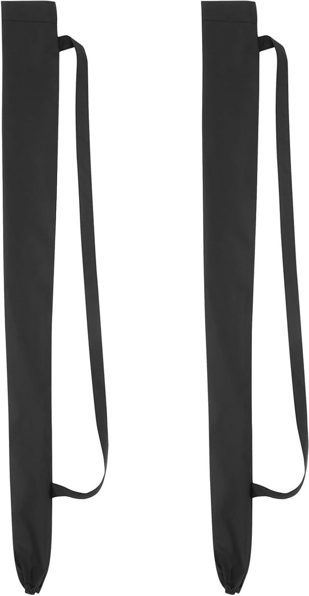 2 Stuks Parapluhoes en Paraplu Tas voor Vrouwen - Opbergzak voor Vouwparaplu, Zwart, 79x9cm, Waterdicht en Duurzaam