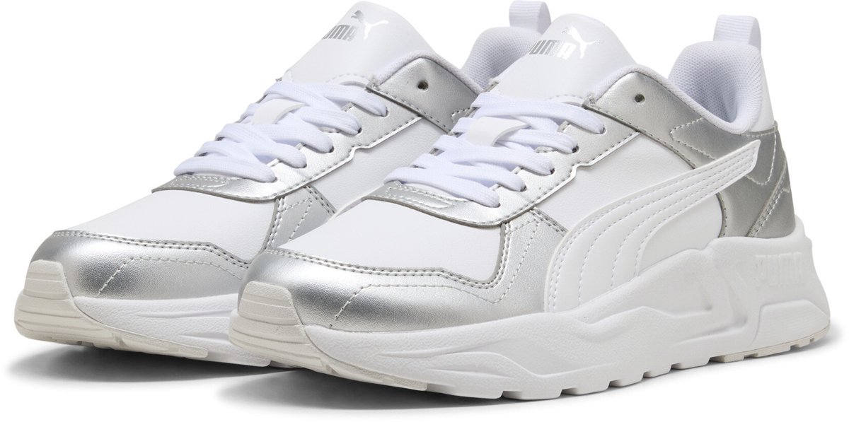 PUMA TRINITY 2 LT Metallic Glam Dames Sneakers Puma -Puma Zilver