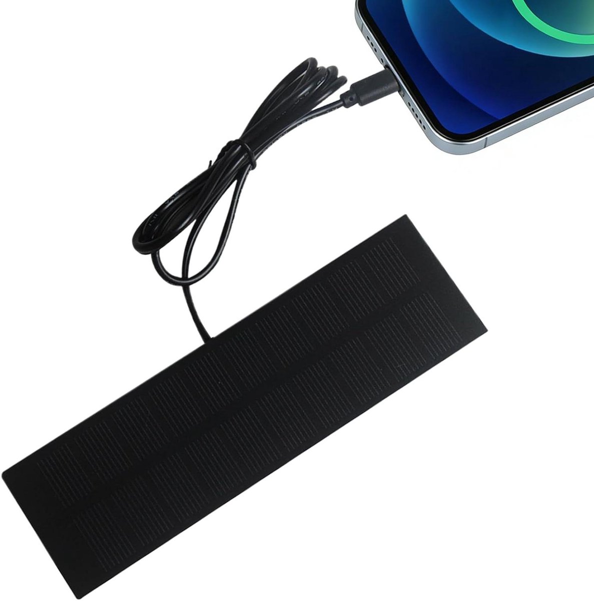 Opvouwbaar Zonnepaneel - Draagbare Lader - Outdoor Energie - Hoge Efficiëntie - 5W 5V - Zwart
